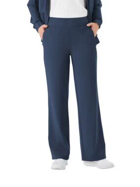 Member's Mark Women's Comfort Waistband Travel Wide Leg Pockets Pant Size XS